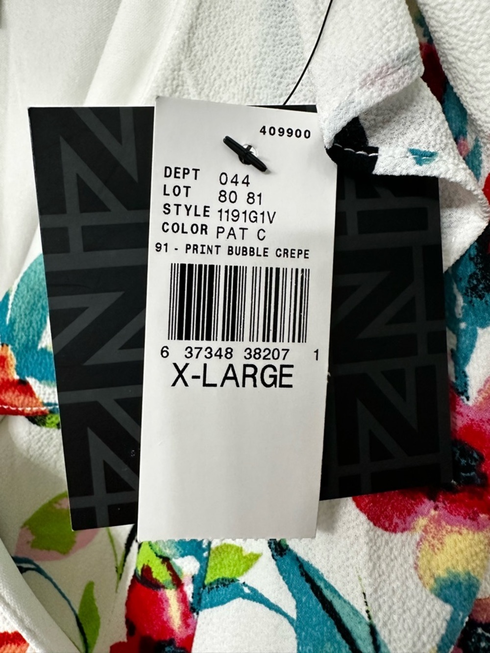 NWT IZ Byer Floral Wrap Dress XXL White High Low Ruffle Boho Spring - Picture 4 of 6
